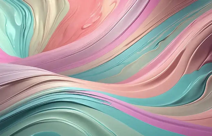 Elegant Pastel Waves Modern Background Image image